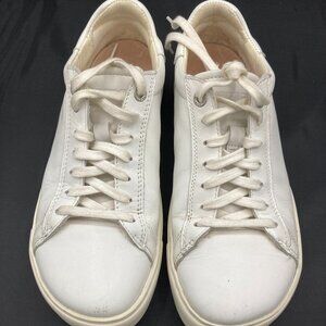 BIRKENSTOCK WOMENS WHITE LEATHER SNEAKER SIZE 38